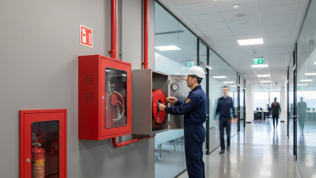Integrated fire protection system components for commercial buildings